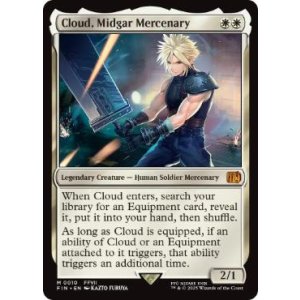 画像: 【ENG/FIN/FOIL★】ミッドガルの傭兵、クラウド/Cloud, Midgar Mercenary [白] 『M』