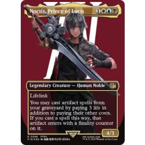 画像: 【ENG/FIN-BF/サージ・FOIL★】ルシスの王子、ノクティス/Noctis, Prince of Lucis [マルチ] 『R』【ボーダーレス】