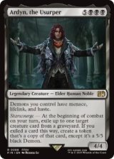 画像: 【ENG/FIN/FOIL★】簒奪者、アーデン/Ardyn, the Usurper [黒] 『R』