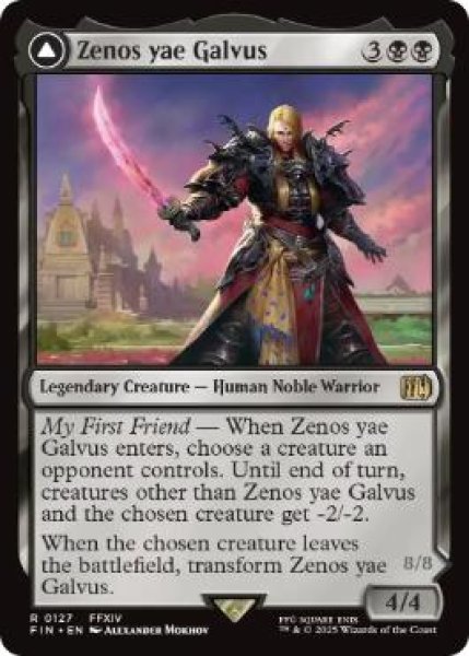 画像1: 【ENG/FIN/FOIL★】ゼノス・イェー・ガルヴァス/Zenos yae Galvus [黒] 『R』 (1)
