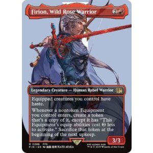 画像: 【ENG/FIN-BF/FOIL★】のばらの義士、フリオニール/Firion, Wild Rose Warrior [赤] 『R』【ボーダーレス】