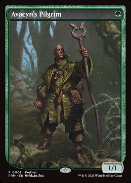 画像1: 【ENG/PRM/FOIL★】アヴァシンの巡礼者/Avacyn's Pilgrim【その他プロモ】 (1)