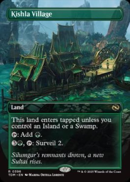 画像1: 【ENG/TDM-BF/FOIL★】キシュラ村/Kishla Village [土地] 『R』【ボーダーレス】 (1)