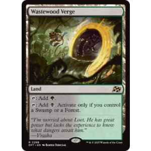 画像: 【ENG/DFT/FOIL★】ウェイストウッドの境界/Wastewood Verge [土地] 『R』