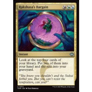 画像: 【ENG/TDM/FOIL★】ラクシャーサ流取り引き/Rakshasa's Bargain [マルチ] 『U』