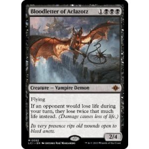 画像: 【ENG/LCI/FOIL★】アクロゾズの放血者/Bloodletter of Aclazotz [黒] 『M』