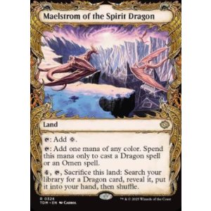 画像: 【ENG/TDM-BF/FOIL★】精霊龍の大渦/Maelstrom of the Spirit Dragon [土地] 『R』【ショーケース】