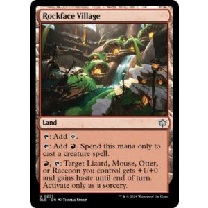 画像: 【ENG/BLB】岩面村/Rockface Village  [土地]『U』