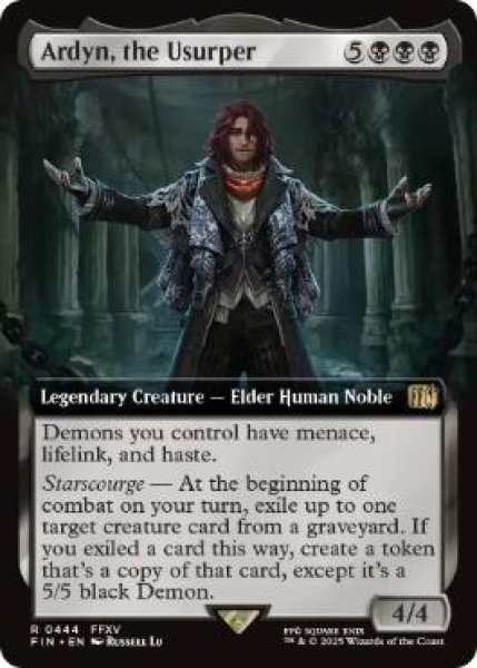 画像1: 【ENG/FIN-BF】簒奪者、アーデン/Ardyn, the Usurper [黒] 『R』【拡張アート】 (1)