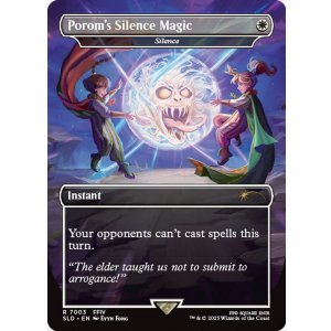 画像: 【JPN/SLD/FOIL★】ポロムの魔法「サイレス」/Porom's Silence Magic 沈黙/Silence『ボーダーレス』