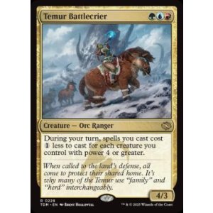 画像: 【ENG/TDM】ティムールの戦告者/Temur Battlecrier [マルチ] 『R』