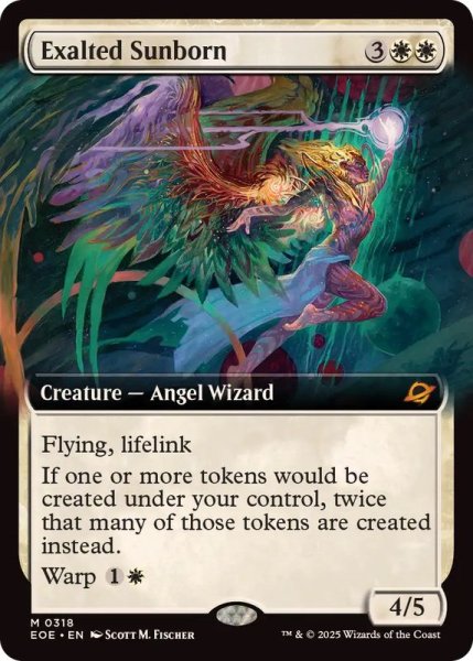 画像1: 【ENG/EOE-BF】喜びあふれる太陽生まれ/Exalted Sunborn [白] 『M』【拡張アート】 (1)