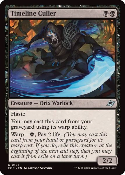 画像1: 【ENG/EOE/FOIL★】時系列の選別者/Timeline Culler [黒] 『U』 (1)