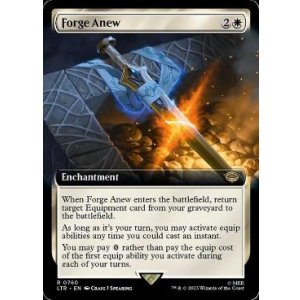 画像: 【ENG/LTR-BF/サージ・FOIL★】再鍛造/Forge Anew【拡張アート】
