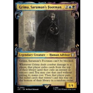 画像: 【ENG/LTC/銀幕・FOIL★】サルマンの下僕、グリマ/Gríma, Saruman's Footman【ショーケース】