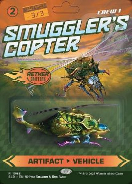画像1: 【ENG/SLD/FOIL★】密輸人の回転翼機/Smuggler's Copter【ボーダーレス】 (1)