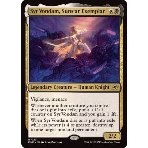 画像: 【ENG/EOE】サンスターの模範、ヴォンダム卿/Syr Vondam, Sunstar Exemplar [マルチ] 『R』