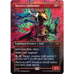 画像: 【ENG/DFT-BF】求道神、ハゾレト/Hazoret, Godseeker [赤] 『M』【ボーダーレス】