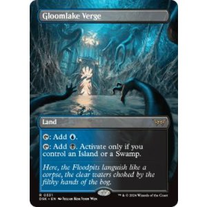 画像: 【ENG/DSK-BF】グルームレイクの境界/Gloomlake Verge  [土地] 『R』【ボーダーレス】