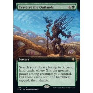 画像: 【ENG/CLB-BF/FOIL★】辺境地横断/Traverse the Outlands【拡張アート】 