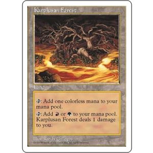 画像: 【ENG/5ED】カープルーザンの森/Karplusan Forest【EX-】