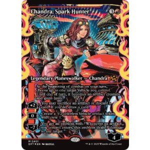 画像: 【ENG/DFT-BF/FOIL★】灯を追う者、チャンドラ/Chandra, Spark Hunter [赤] 『M』【ショーケース】
