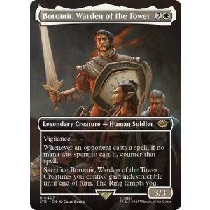 画像: 【ENG/LTR-BF/FOIL★】塔の長官、ボロミア/Boromir, Warden of the Tower【ボーダーレス】