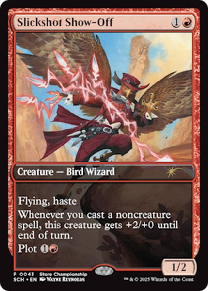 画像1: 【ENG/SCH/FOIL★】精鋭射手団の目立ちたがり/Slickshot Show-Off【ストアチャンピオンシップ】 (1)