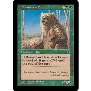 画像: 【JPN/PO2】カミソリ爪の熊/Razorclaw Bear【GD】