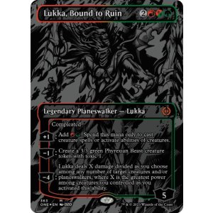 画像: 【ENG/ONE-BF/オイルスリック・FOIL★】免れ得ぬ破滅、ルーカ/Lukka, Bound to Ruin [マルチ] 『M』