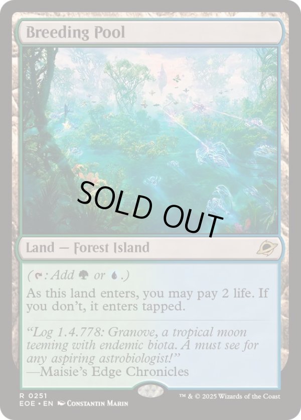 画像1: 【ENG/EOE/FOIL★】繁殖池/Breeding Pool [土地] 『R』