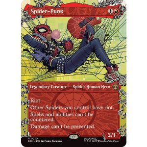 画像: 【ENG/SPM-BF】スパイダーパンク/Spider-Punk [赤] 『R』【ボーダーレス】【210】