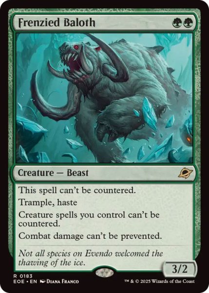 画像1: 【ENG/EOE】逆上したベイロス/Frenzied Baloth [緑] 『R』 (1)