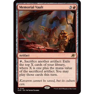画像: 【ENG/EOE】記念軍の保管庫/Memorial Vault [赤] 『R』