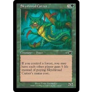 画像: 【JPN/NEM/FOIL★】スカイシュラウドの切断獣/Skyshroud Cutter