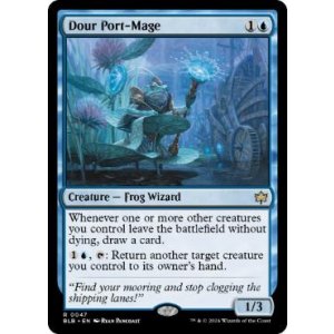 画像: 【ENG/BLB】陰気な港魔道士/Dour Port-Mage  [青] 『R』