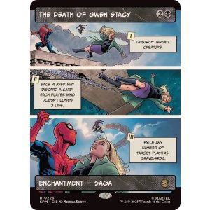 画像: 【ENG/SPM-BF/FOIL★】グウェン・ステイシーの死/The Death of Gwen Stacy [黒] 『R』【ボーダーレス】