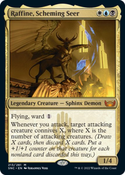 画像1: 【ENG/SNC】策謀の予見者、ラフィーン/Raffine, Scheming Seer [マルチ] 『M』 (1)