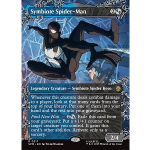 画像: 【ENG/SPM-BF/FOIL★】シンビオートのスパイダーマン/Symbiote Spider-Man [マルチ] 『R』【ボーダーレス】
