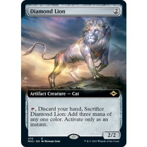 画像: 【ENG/MH2-BF】ダイアモンドのライオン/Diamond Lion【拡張アート】