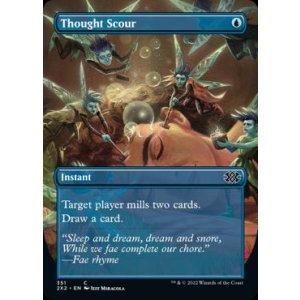 画像: 【ENG/2X2-BF/FOIL★】思考掃き/Thought Scour【ボーダーレス】