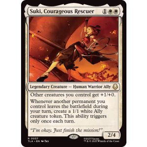 画像: 【ENG/TLA/FOIL★】勇敢なる救出者、スキ/Suki, Courageous Rescuer [白] 『R』