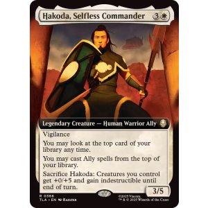 画像: 【ENG/TLA-BF/FOIL★】無私なる指揮官、ハコダ/Hakoda, Selfless Commander [白] 『R』【拡張アート】