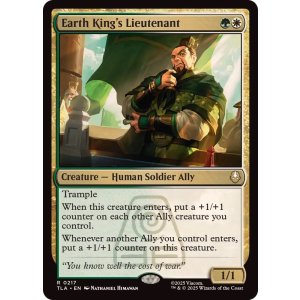 画像: 【ENG/TLA/FOIL★】土の将軍の副官/Earth King's Lieutenant [マルチ] 『R』