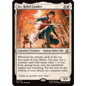 画像: 【ENG/TLE/FOIL★】叛徒のリーダー、ジェット/Jet, Rebel Leader [白] 『R』