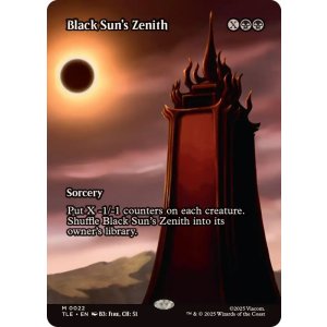 画像: 【ENG/TLE/FOIL★】黒の太陽の頂点/Black Sun's Zenith [黒] 『M』