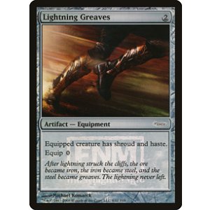 画像: 【ENG/PRM/FOIL★】稲妻のすね当て/Lightning Greaves【FNM】