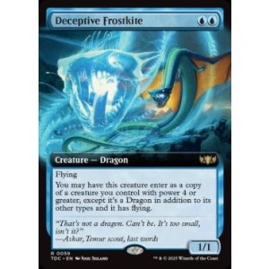 画像: 【ENG/TDC】欺きのフロストカイト/Deceptive Frostkite【拡張アート】