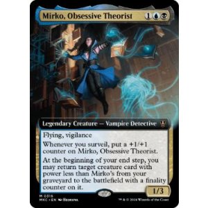 画像: 【ENG/MKC/FOIL★】偏執的な理論家、ミルコ/Mirko, Obsessive Theorist【拡張アート】