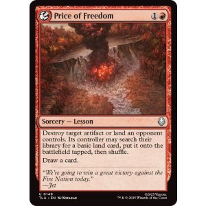 画像: 【ENG/TLA】自由の代価/Price of Freedom [赤] 『U』